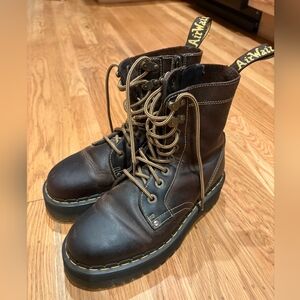 Dr. Martens Jadon Arc: Crazy Horse Platform Boots